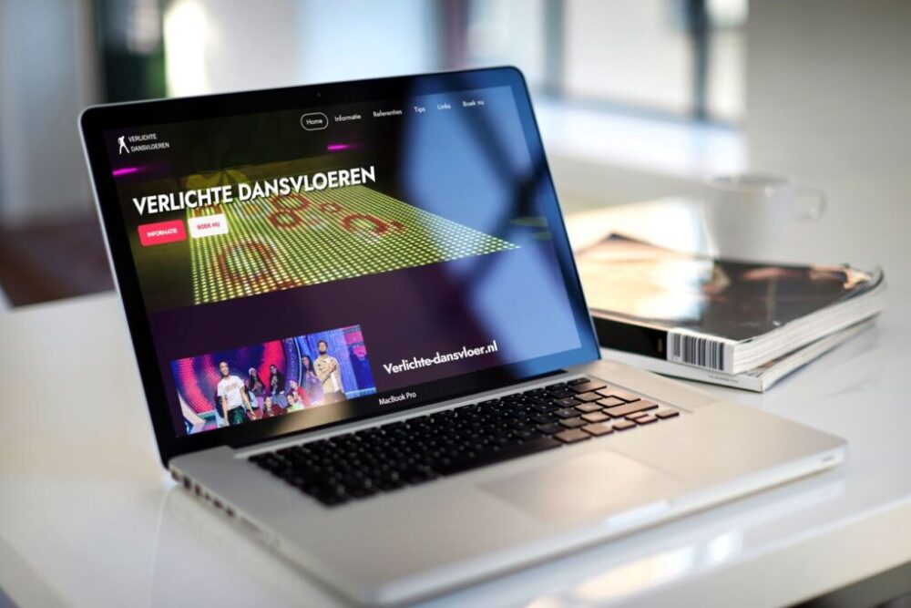 Verlichte Dansvloeren portfolio van Yeah Online Webdesigner Nederland