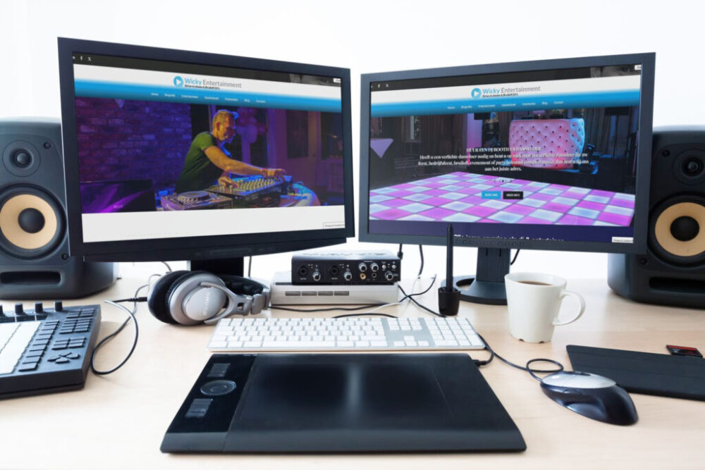 DJ Wicky Entertainment Responsive Webdesign en SEO nederland