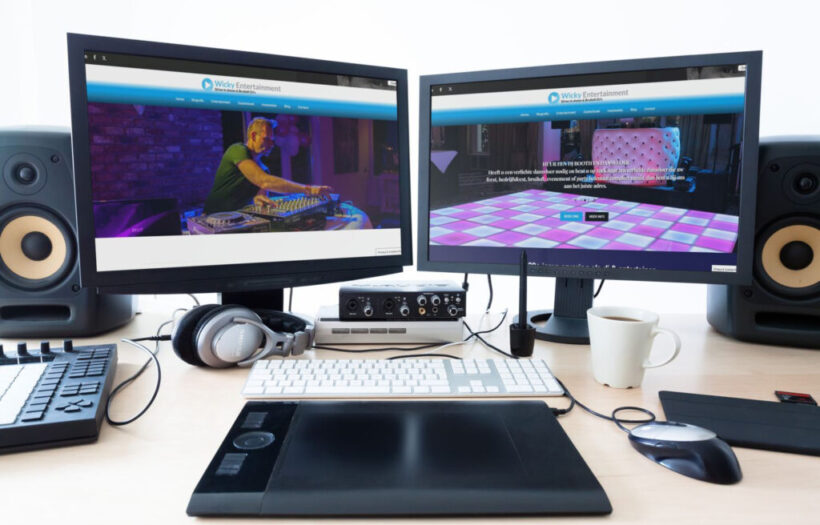 DJ Wicky Entertainment Responsive Webdesign en SEO nederland
