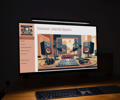 Jolanda Bayens website voice over portfolio webdesign