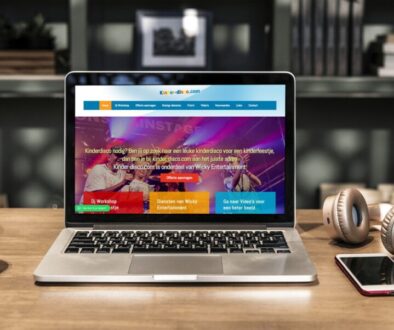 kinder disco website portfolio webdesign noord holland