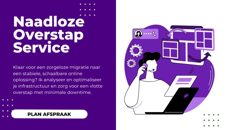 overstapservice zorg ik voor een zorgvuldig geplande migratie